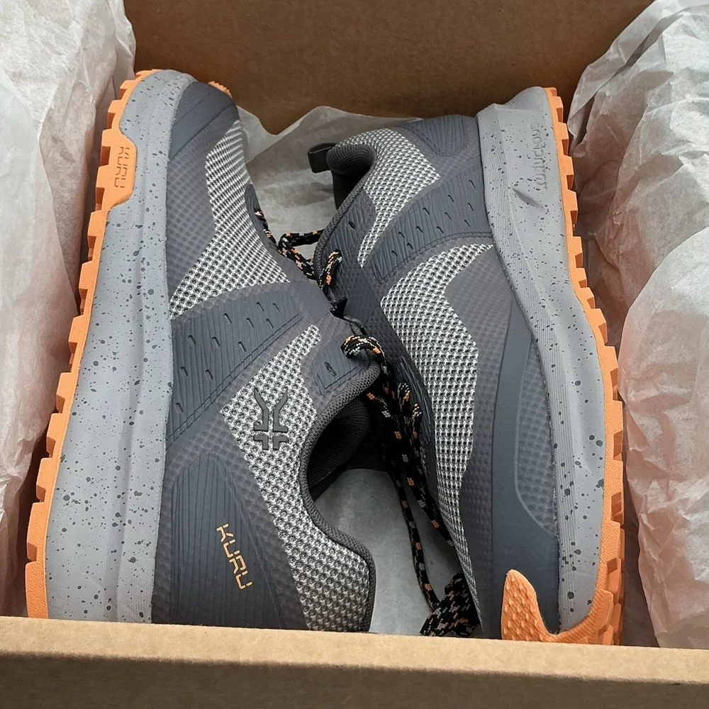 KURU Trail Sneakers - Gray and‎ Orange